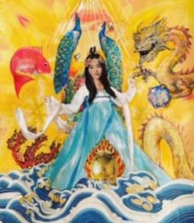 龍と遊ぶわたつみの女神