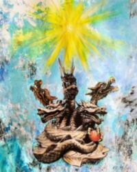 金龍と太陽神
